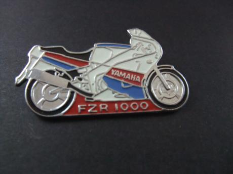 Yamaha FZR 1000 sportmotorfiets, meerkleurig